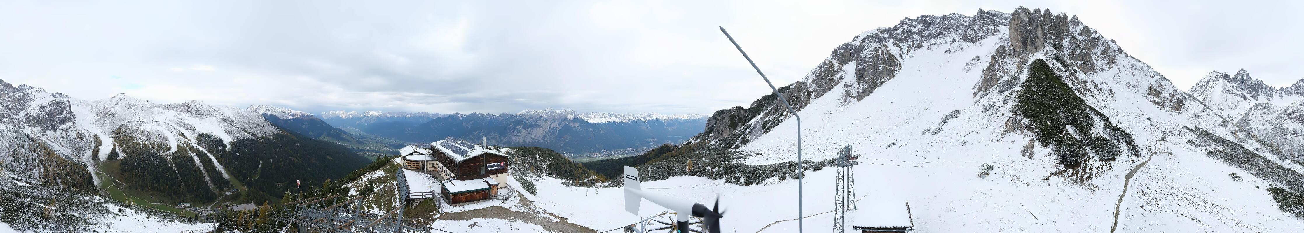 Archiv Foto Webcam Axams: Blick vom Birgitzköpflhaus