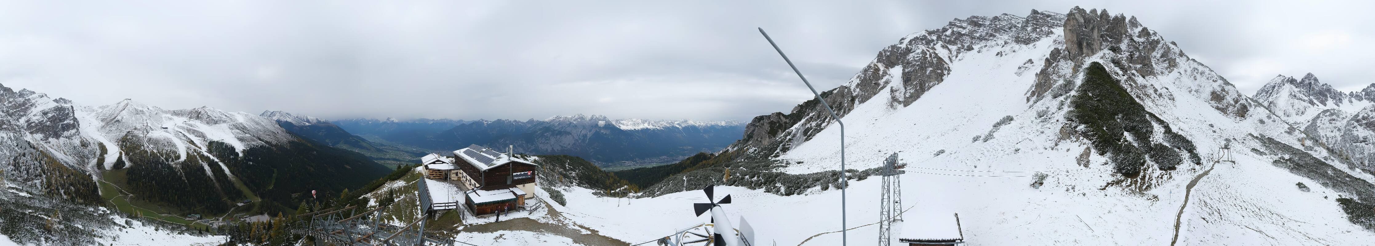 Archiv Foto Webcam Axams: Blick vom Birgitzköpflhaus