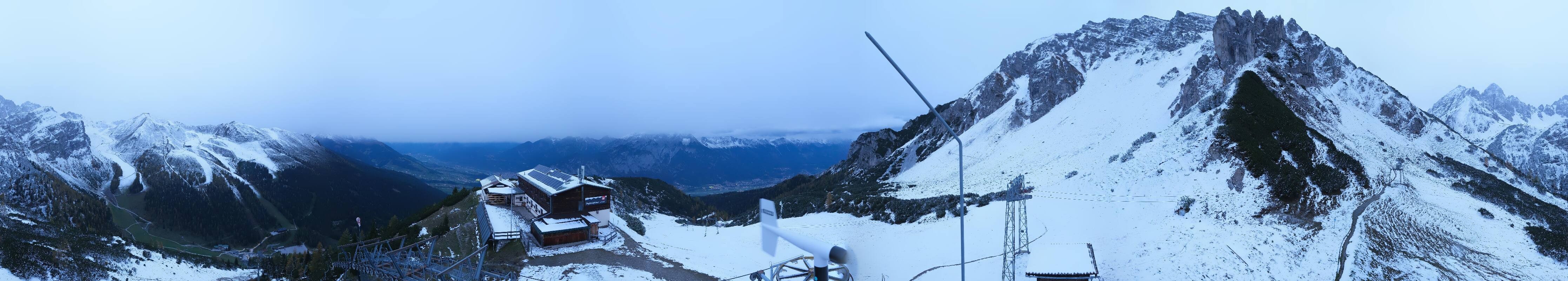 Archiv Foto Webcam Axams: Blick vom Birgitzköpflhaus