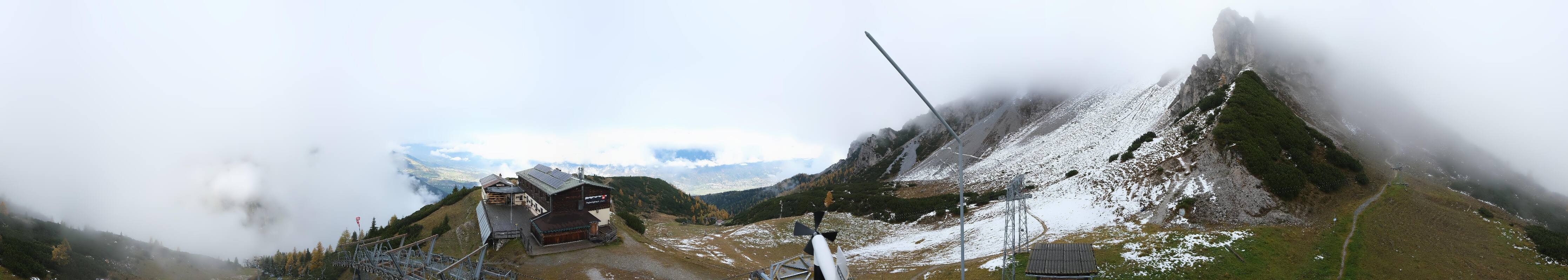 Archiv Foto Webcam Axams: Blick vom Birgitzköpflhaus