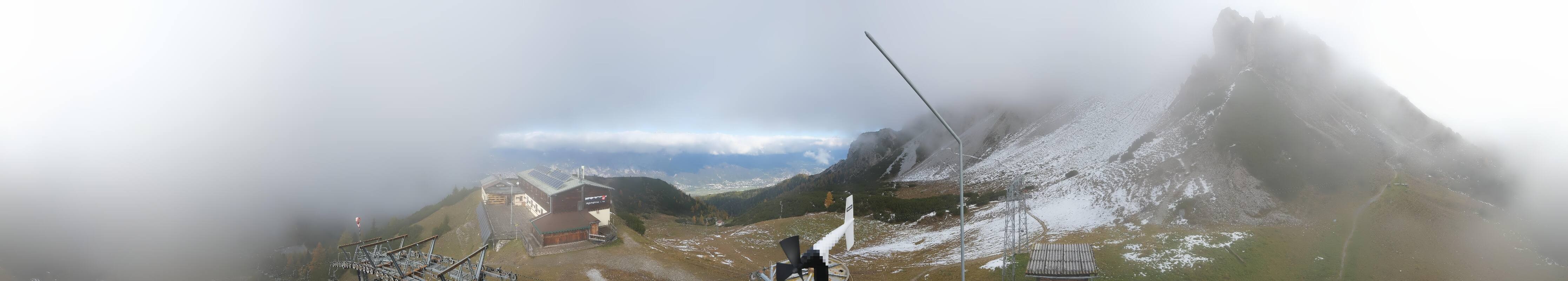 Archiv Foto Webcam Axams: Blick vom Birgitzköpflhaus