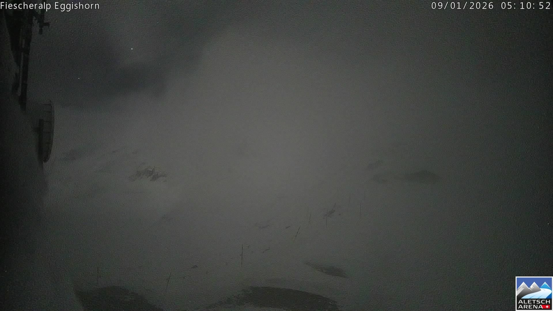 Archiv Foto Webcam Aletsch Arena: Grosser Aletschgletscher (Eggishorn)