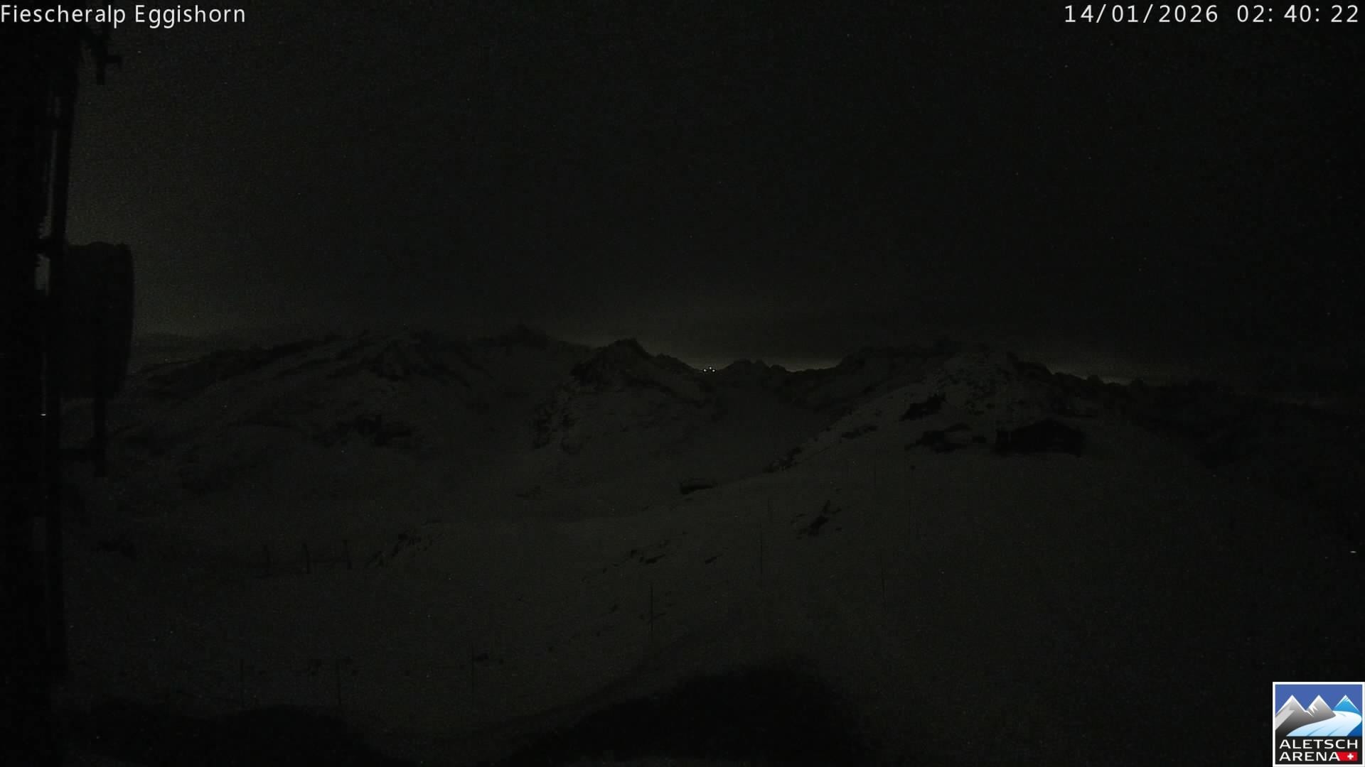 Archiv Foto Webcam Aletsch Arena: Grosser Aletschgletscher (Eggishorn)