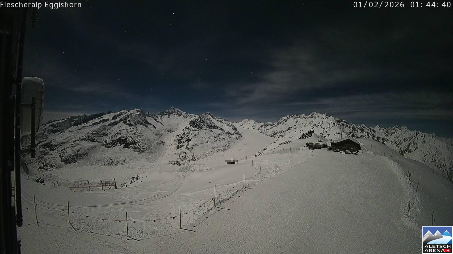 Archiv Foto Webcam Aletsch Arena: Grosser Aletschgletscher (Eggishorn)