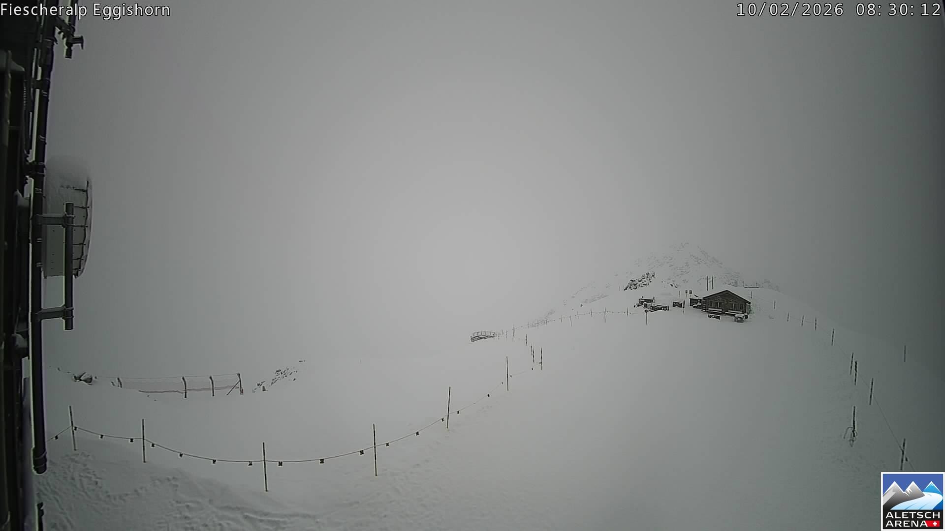 Archiv Foto Webcam Aletsch Arena: Grosser Aletschgletscher (Eggishorn)