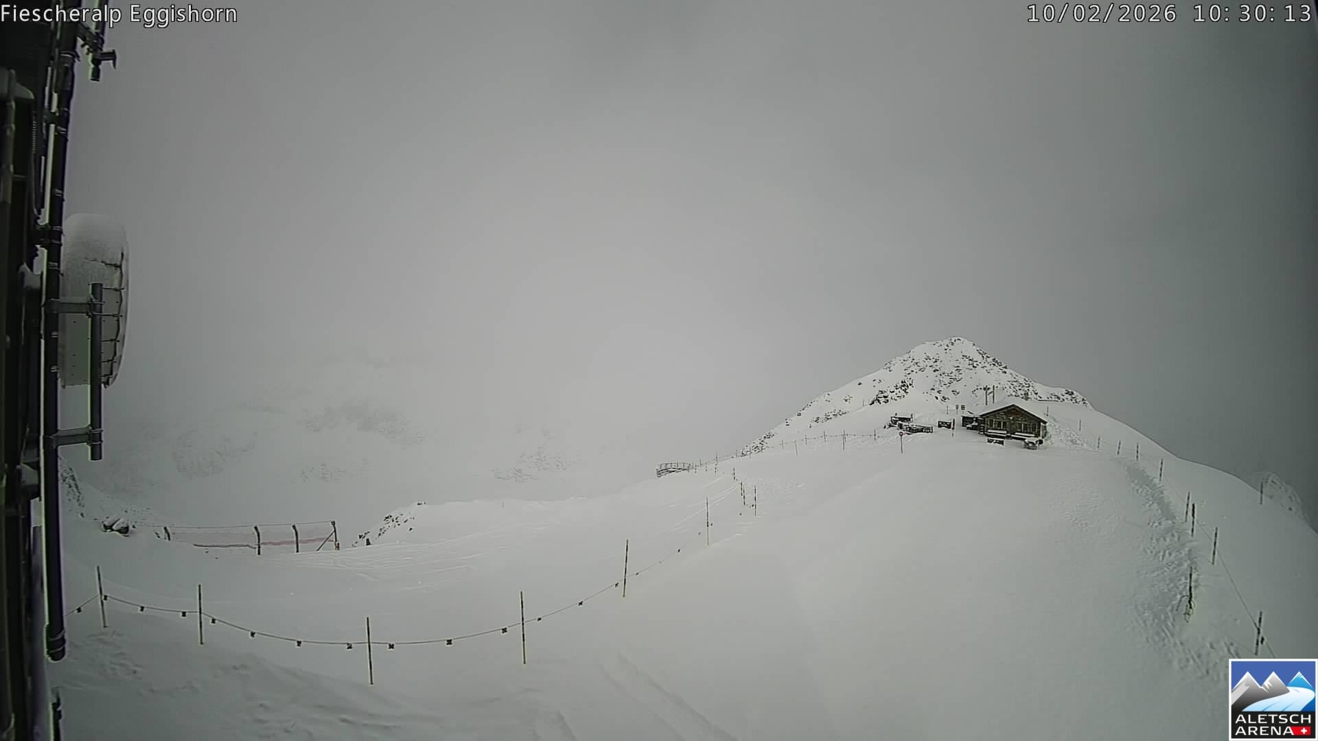 Archiv Foto Webcam Aletsch Arena: Grosser Aletschgletscher (Eggishorn)