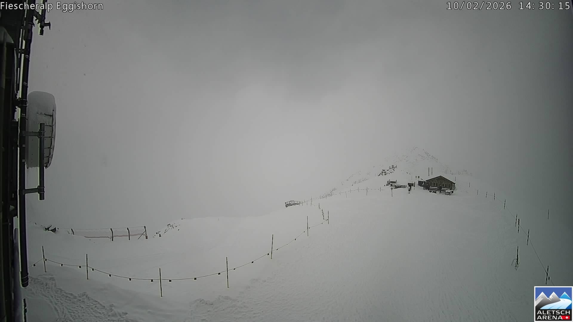 Archiv Foto Webcam Aletsch Arena: Grosser Aletschgletscher (Eggishorn)