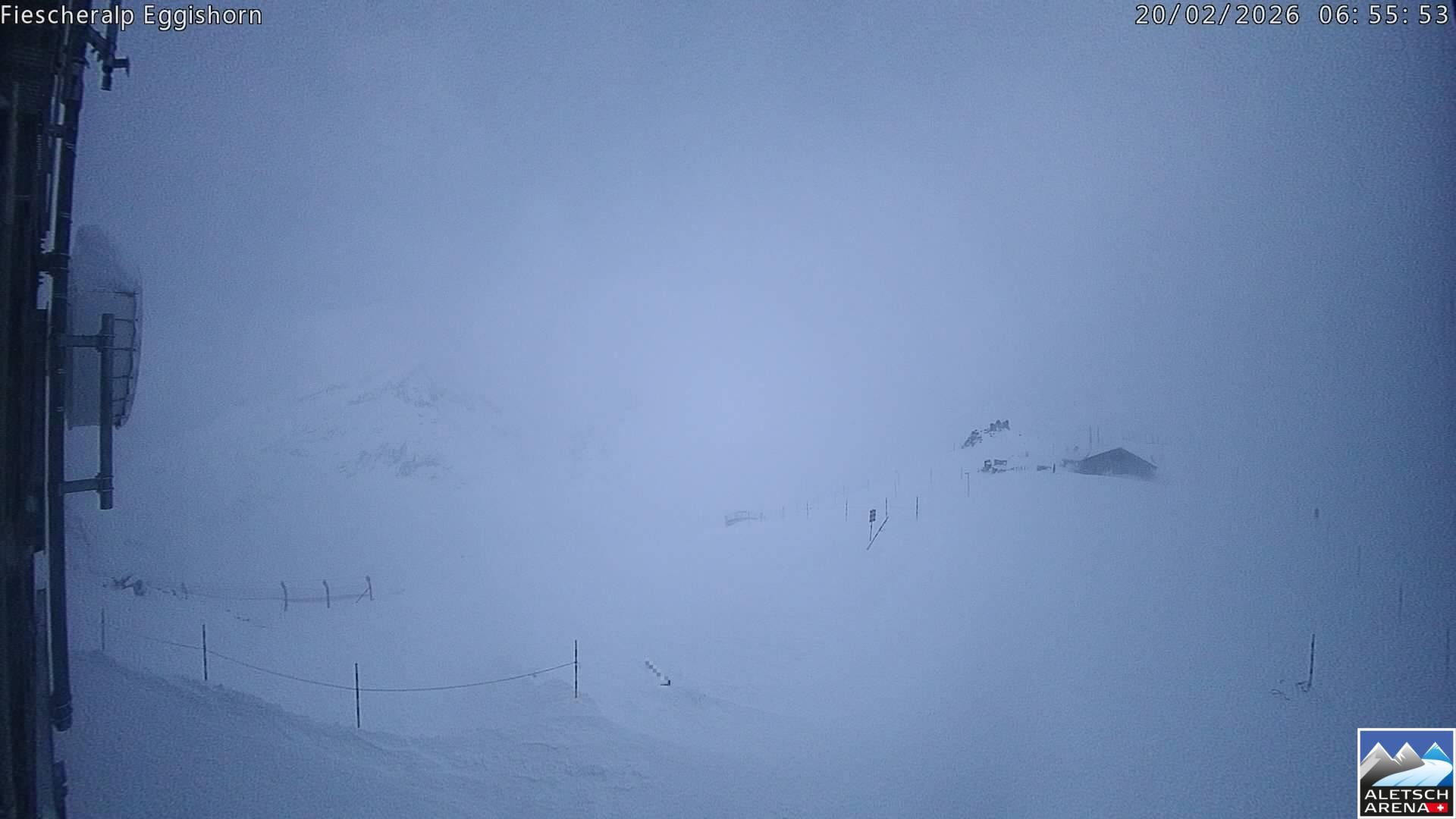 Archiv Foto Webcam Aletsch Arena: Grosser Aletschgletscher (Eggishorn)