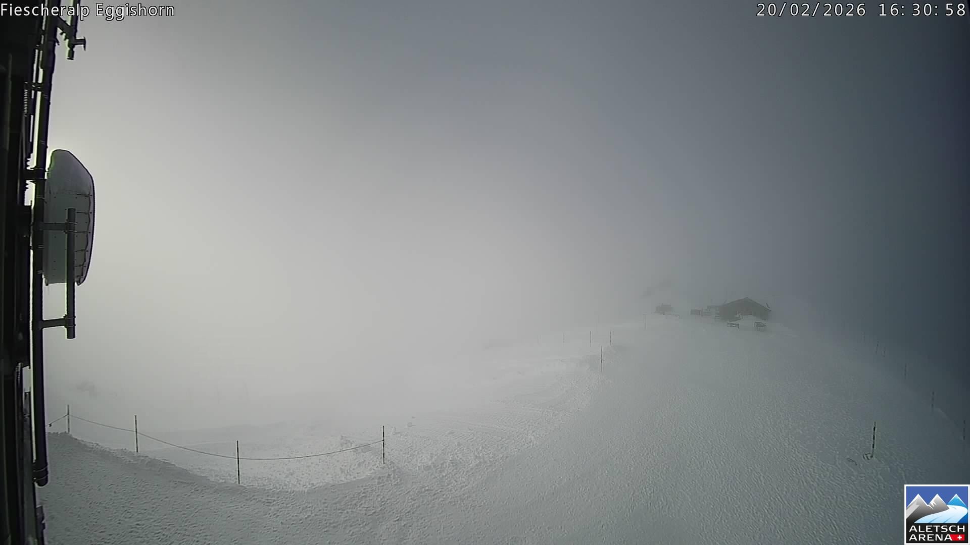 Archiv Foto Webcam Aletsch Arena: Grosser Aletschgletscher (Eggishorn)