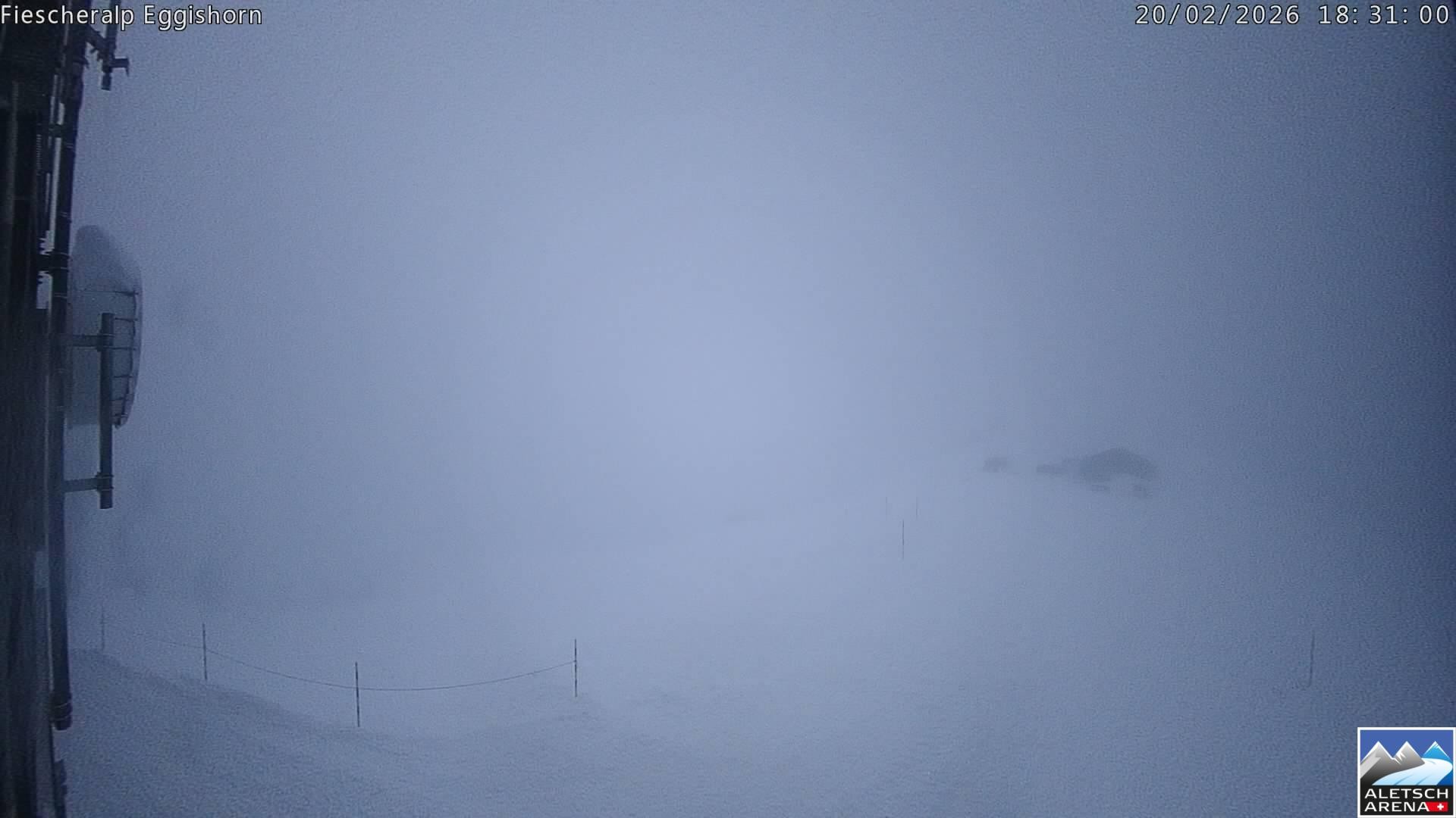 Archiv Foto Webcam Aletsch Arena: Grosser Aletschgletscher (Eggishorn)