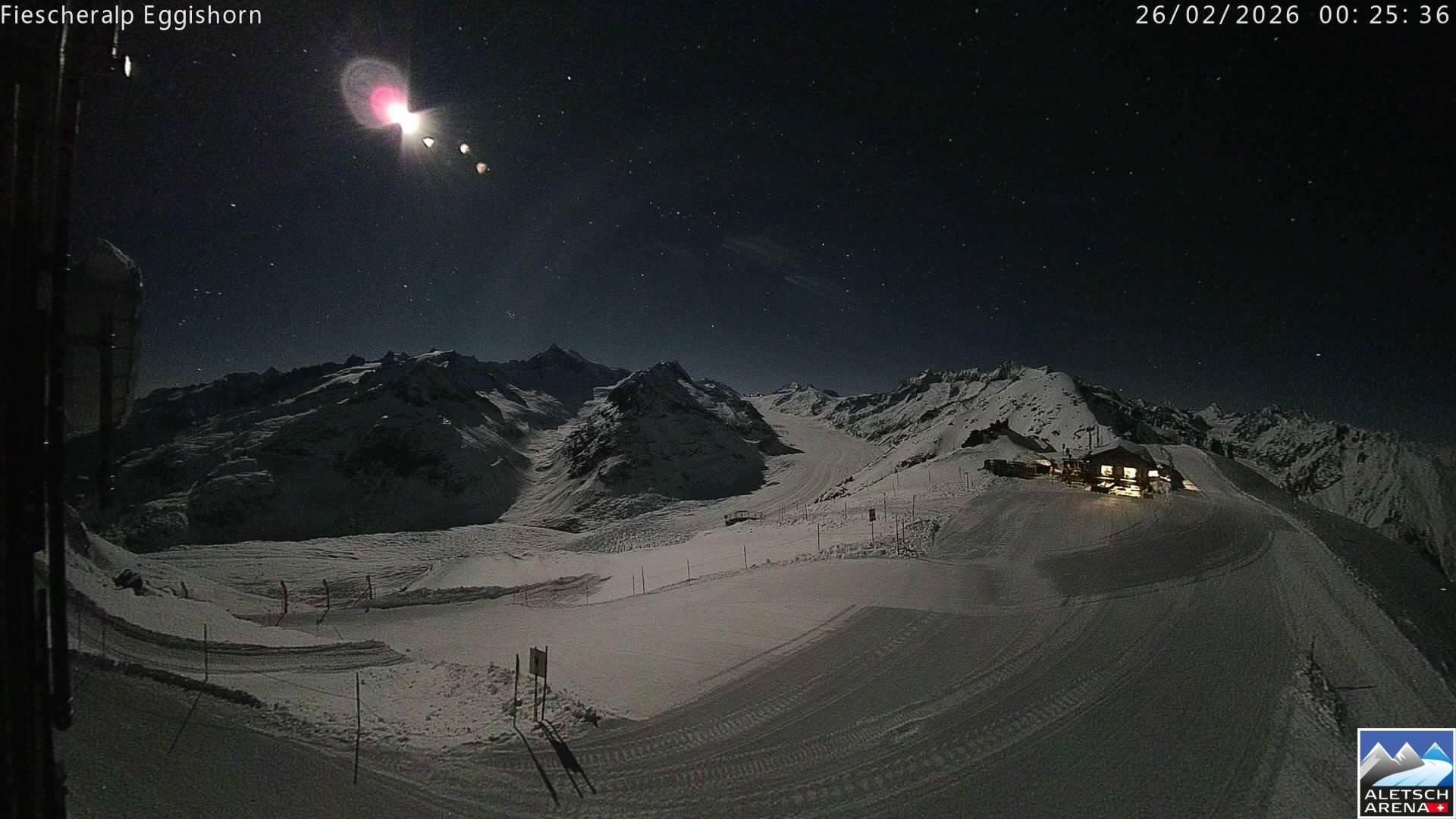 Archived image Aletsch Arena - Webcam Eggishorn
