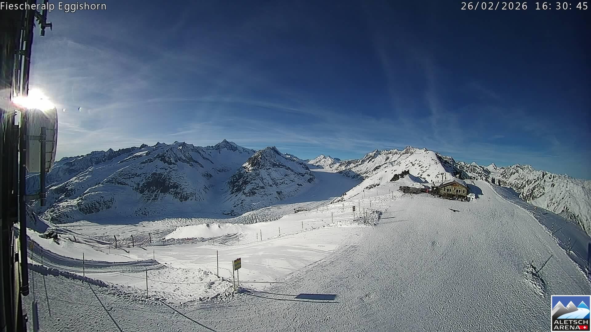 Archived image Aletsch Arena - Webcam Eggishorn