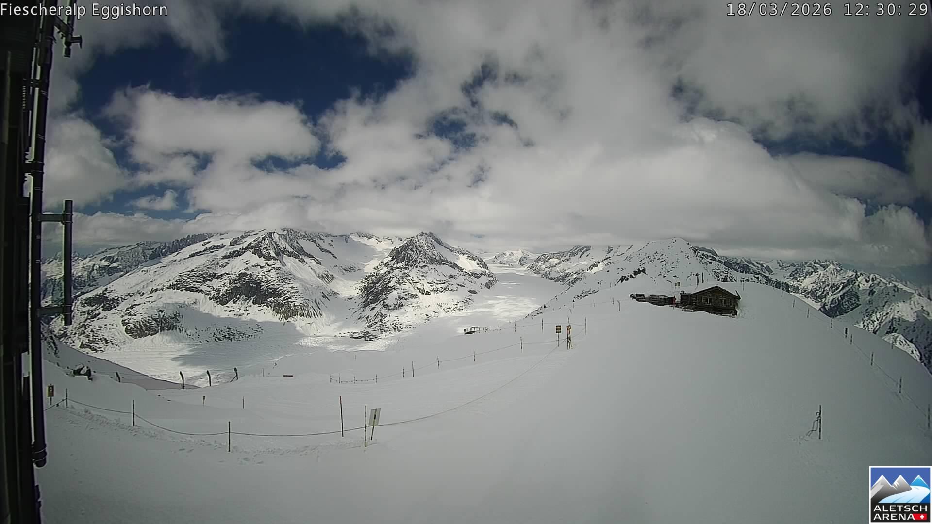 Archived image Aletsch Arena - Webcam Eggishorn