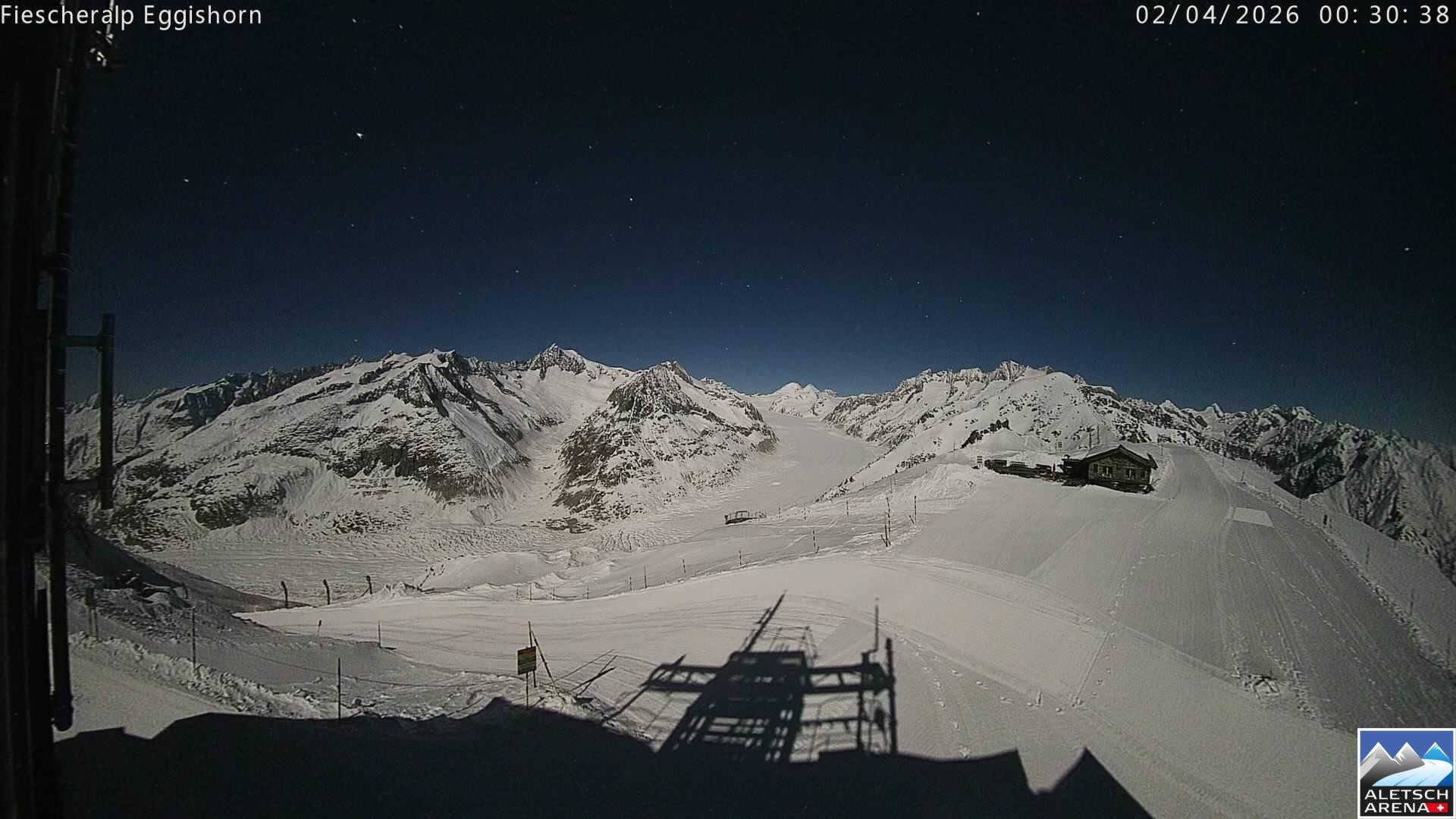 Archived image Aletsch Arena - Webcam Eggishorn