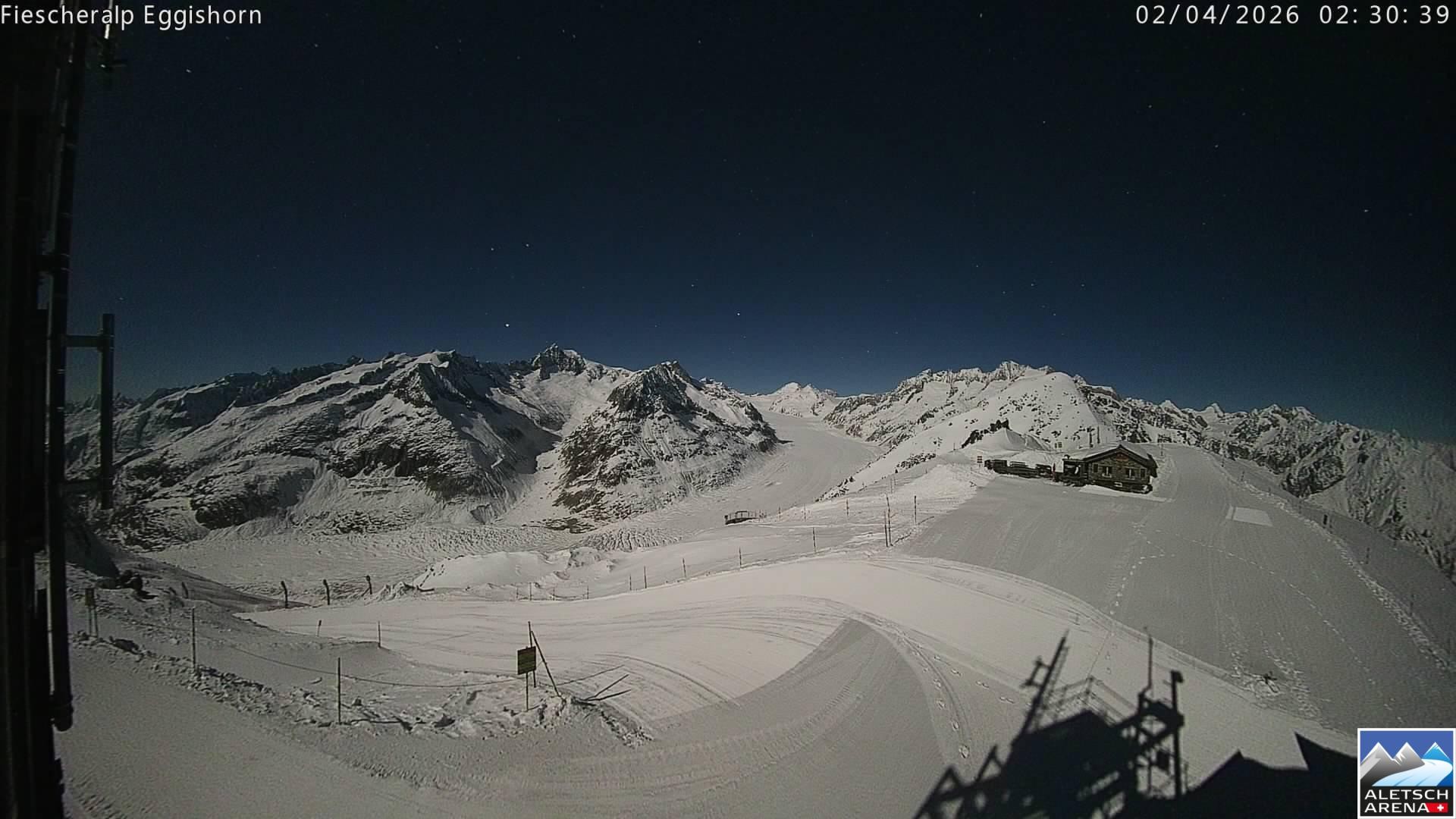 Archived image Aletsch Arena - Webcam Eggishorn
