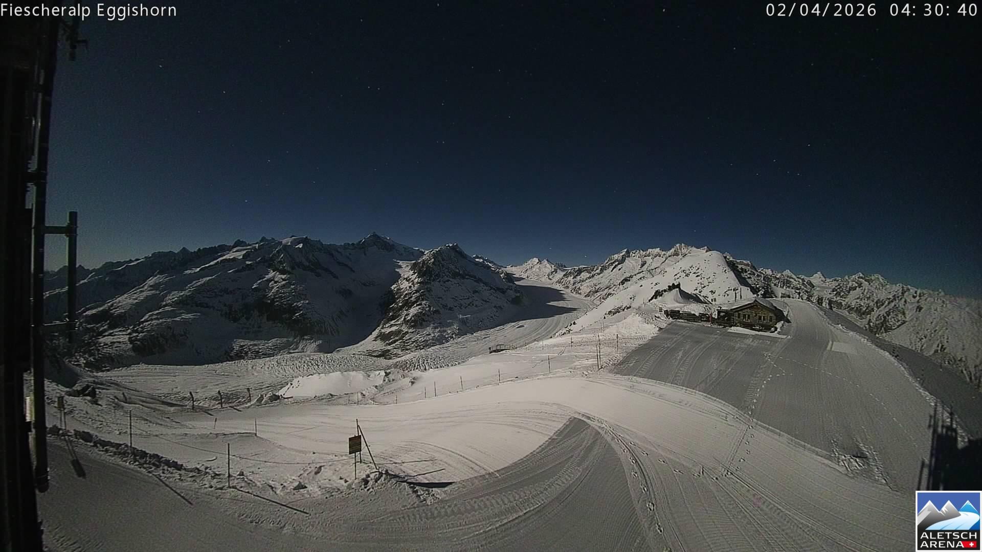 Archived image Aletsch Arena - Webcam Eggishorn