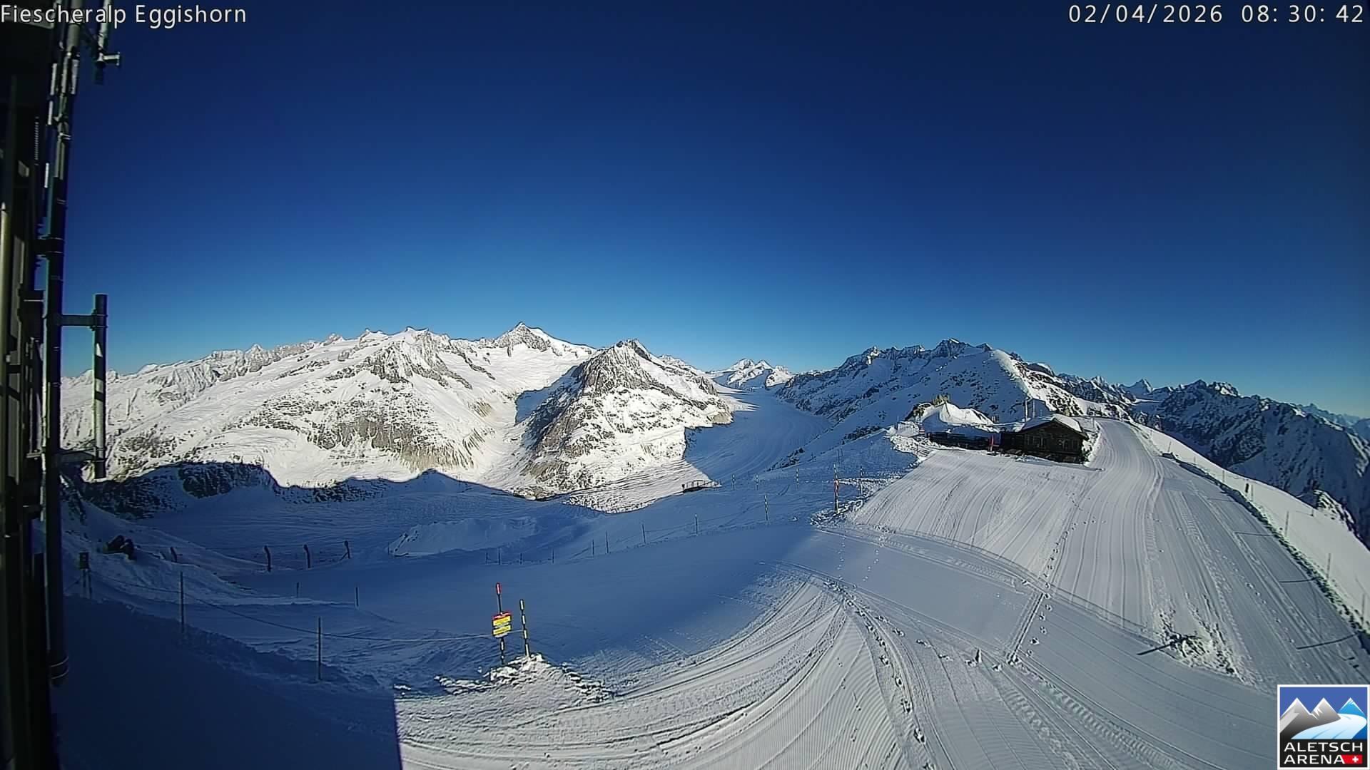 Archived image Aletsch Arena - Webcam Eggishorn