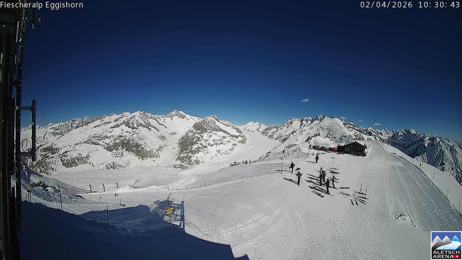 Archived image Aletsch Arena - Webcam Eggishorn