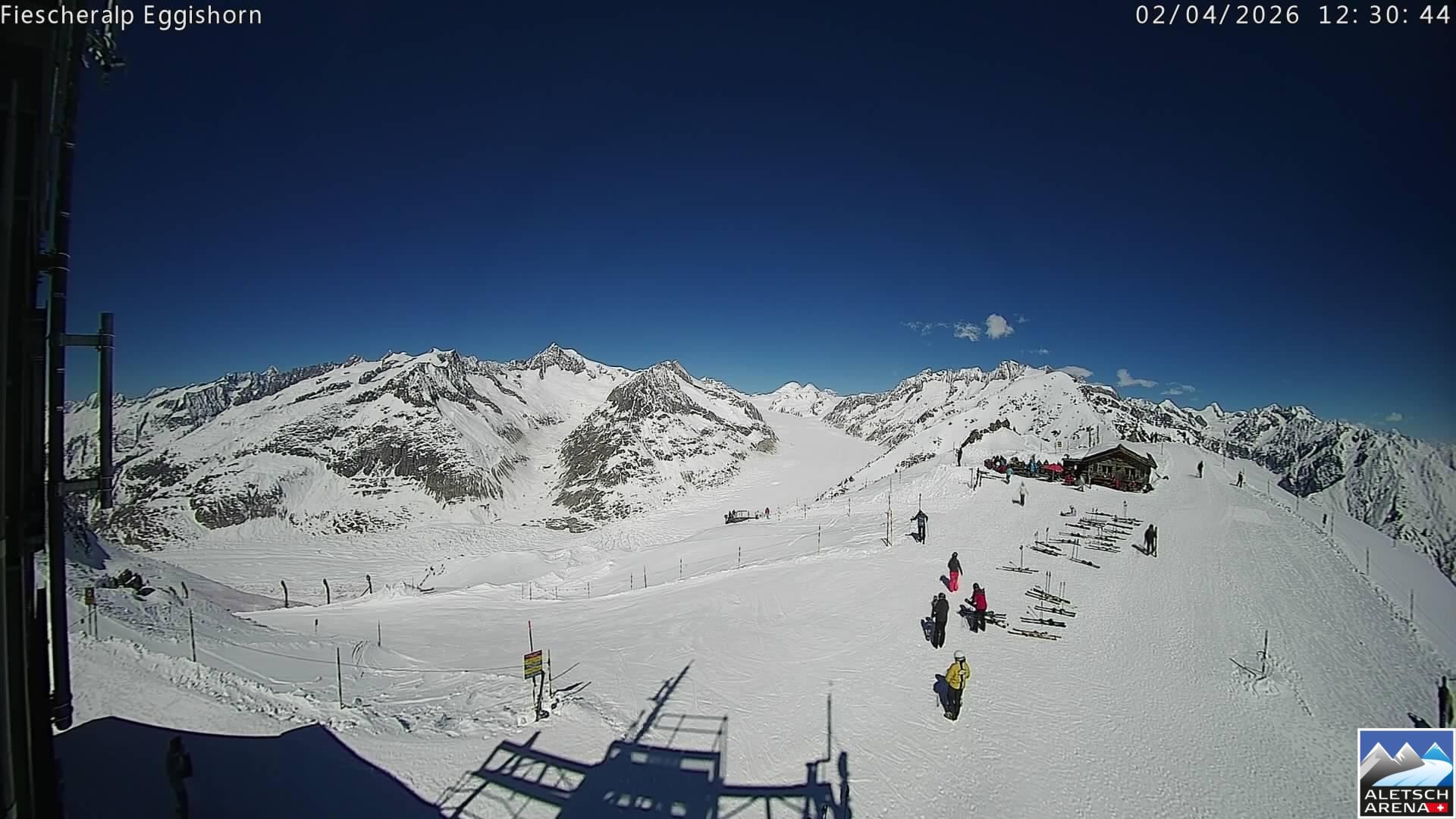 Archived image Aletsch Arena - Webcam Eggishorn