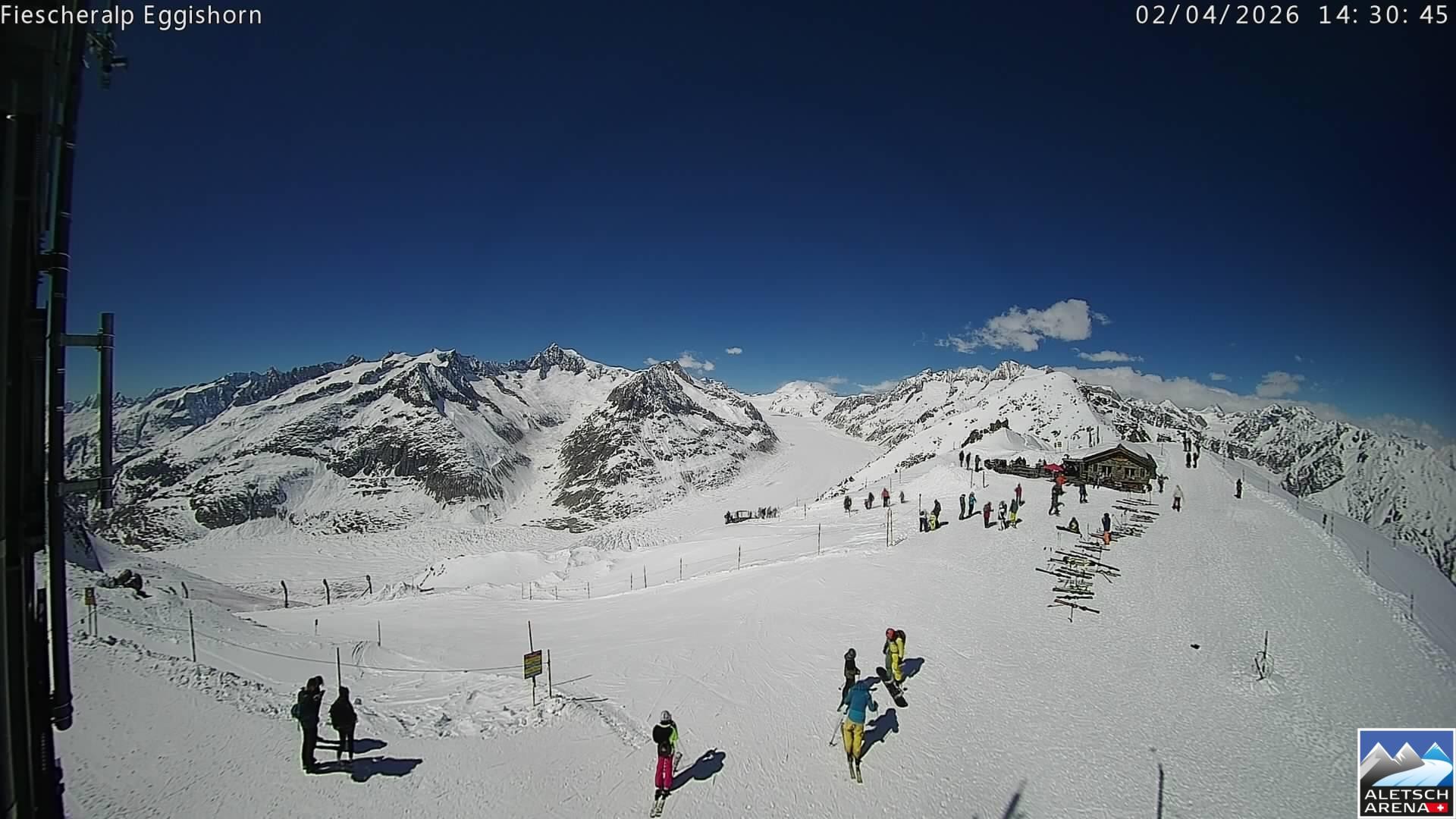 Archived image Aletsch Arena - Webcam Eggishorn