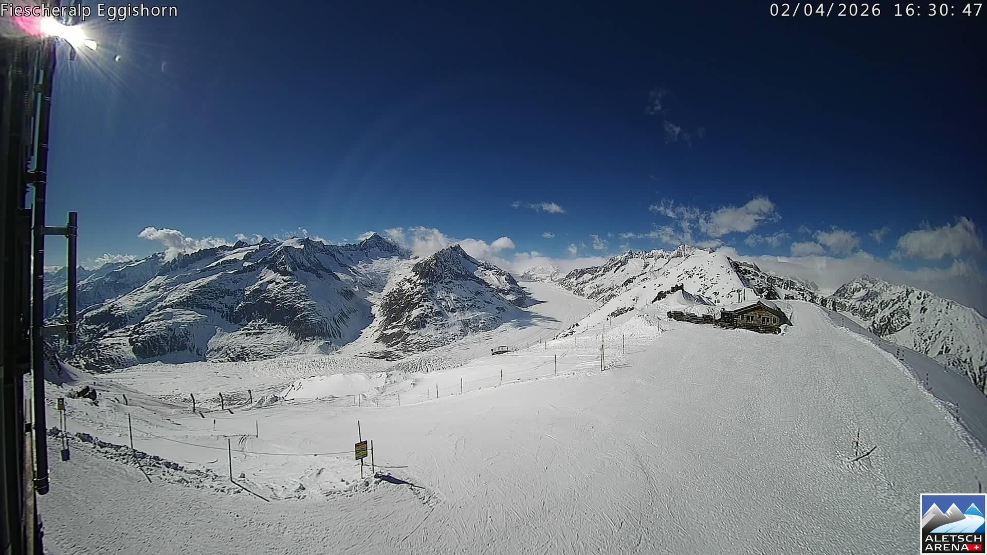 Archived image Aletsch Arena - Webcam Eggishorn