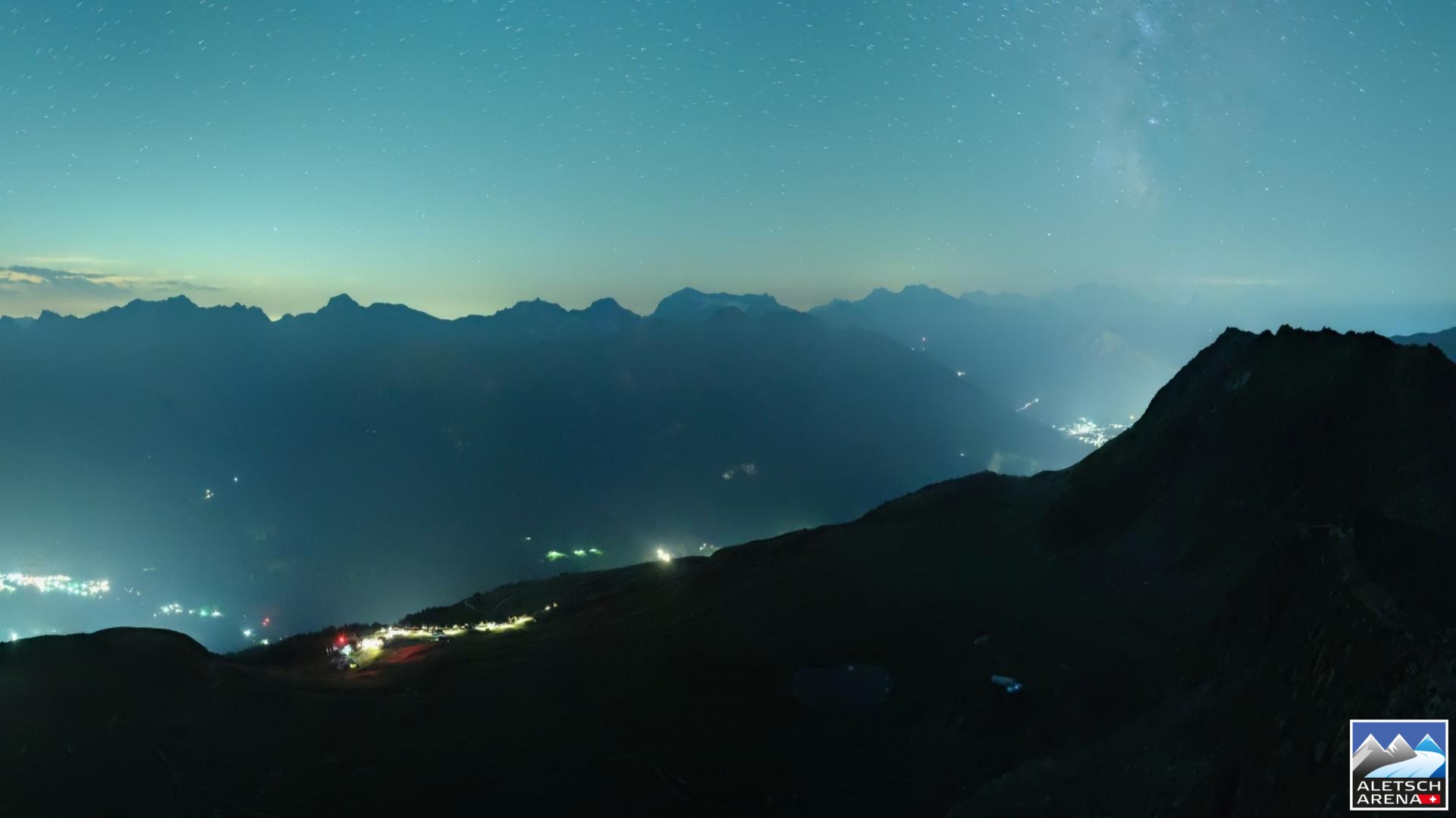Archiv Foto Webcam Aletsch Arena: Grosser Aletschgletscher (Eggishorn)