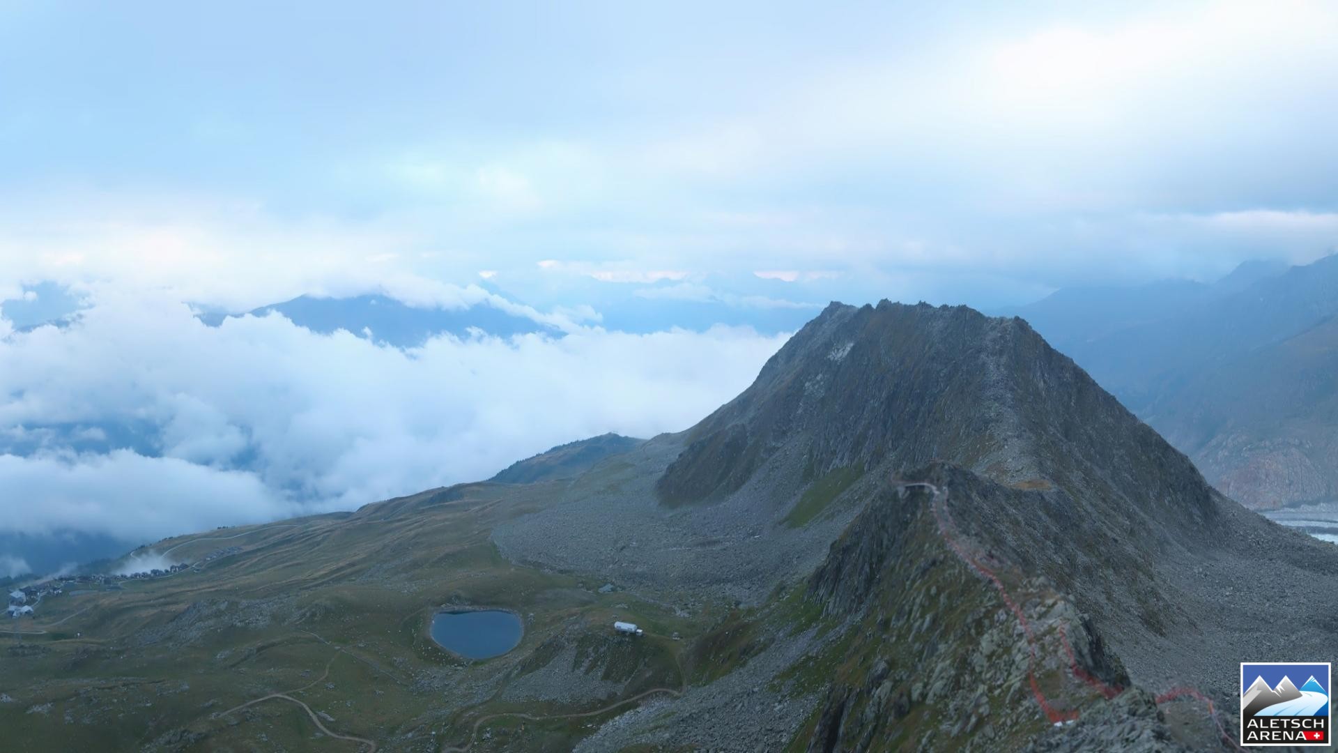 Archived image Aletsch Arena - Webcam Eggishorn