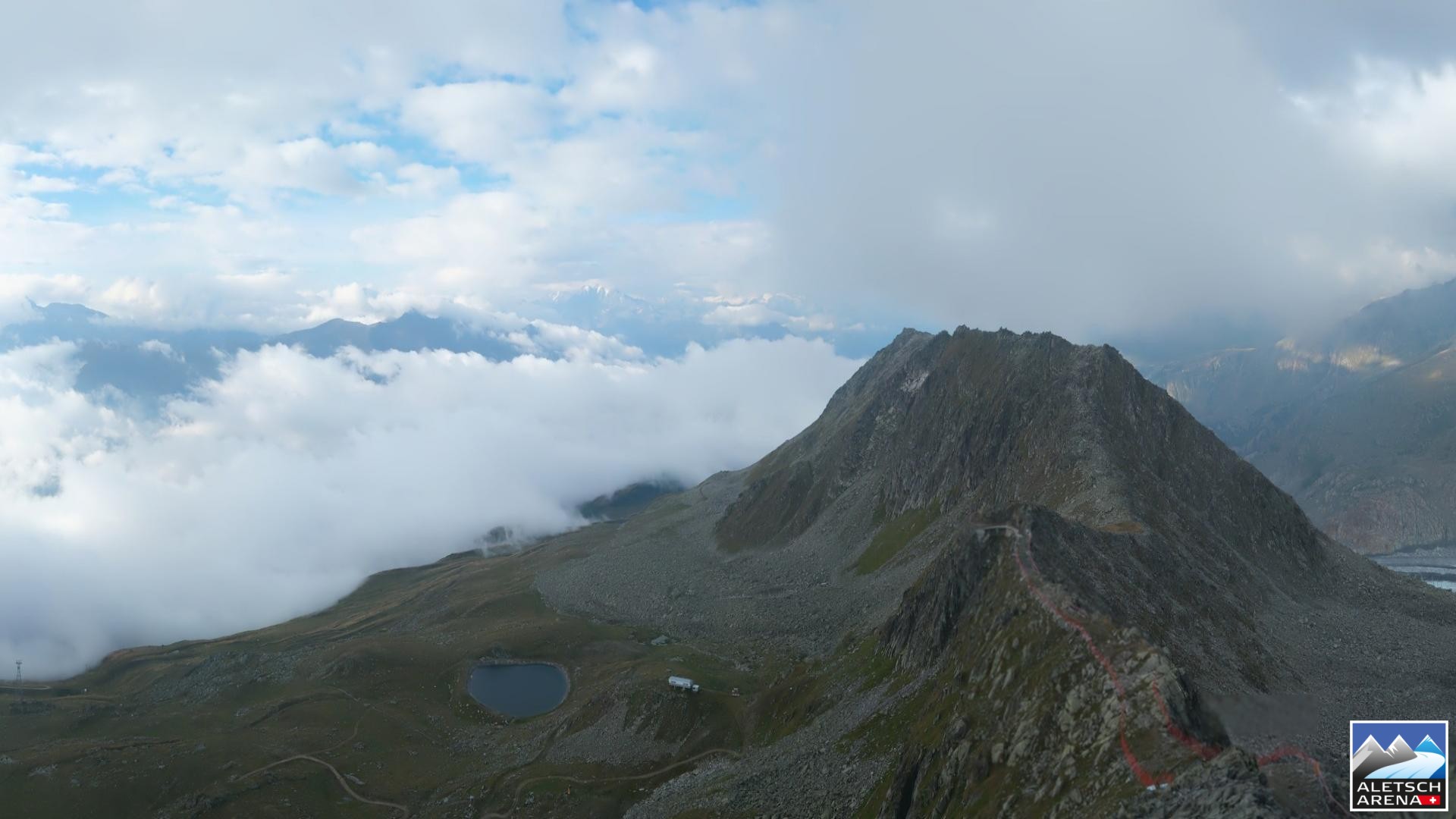 Archived image Aletsch Arena - Webcam Eggishorn