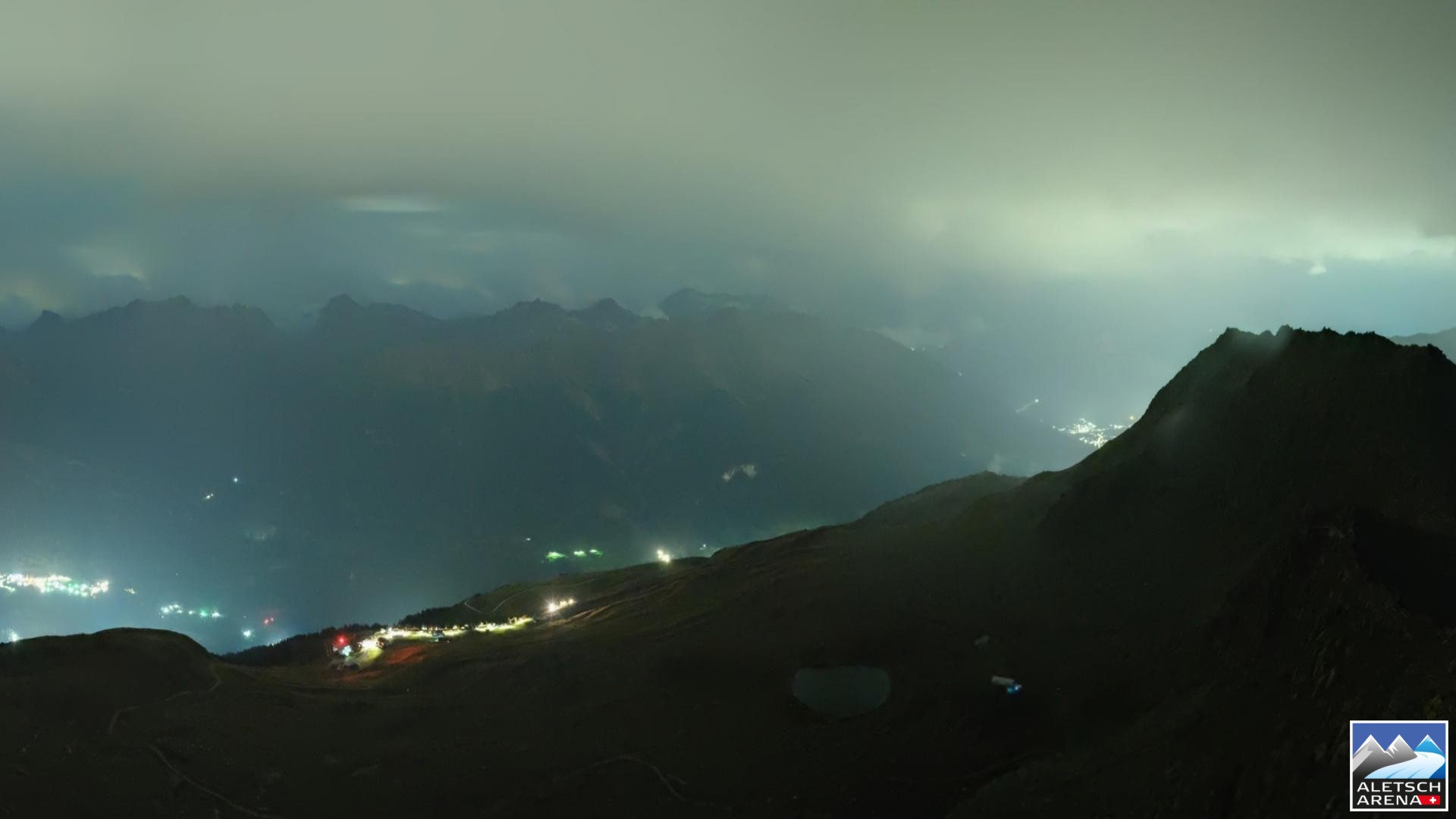 Archiv Foto Webcam Aletsch Arena: Grosser Aletschgletscher (Eggishorn)
