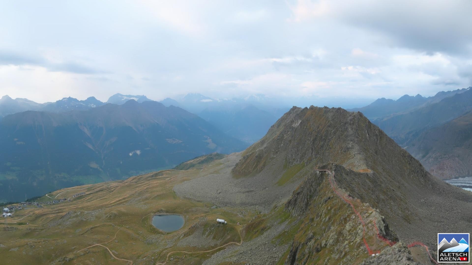 Archiv Foto Webcam Aletsch Arena: Grosser Aletschgletscher (Eggishorn)