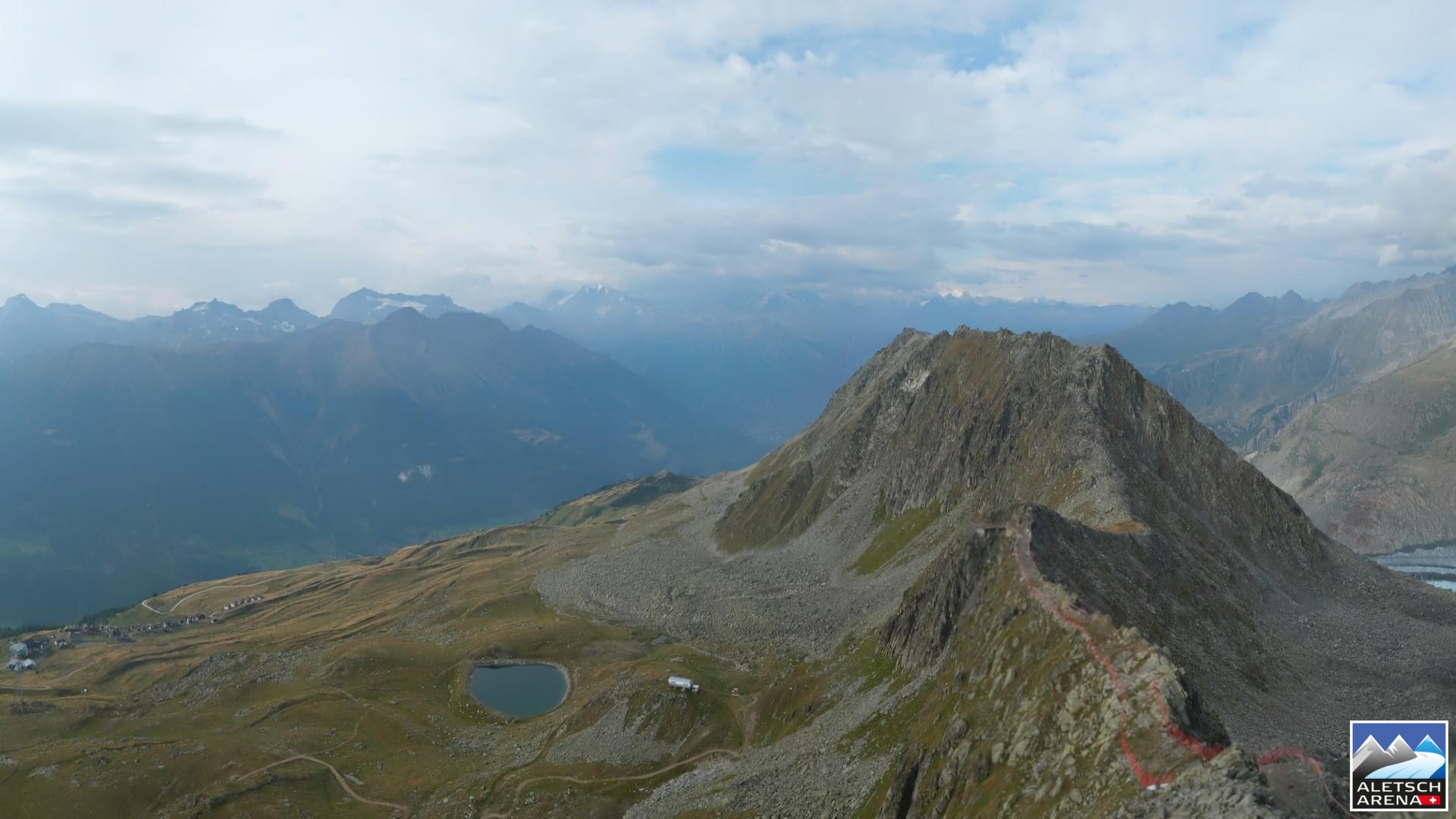 Archiv Foto Webcam Aletsch Arena: Grosser Aletschgletscher (Eggishorn)