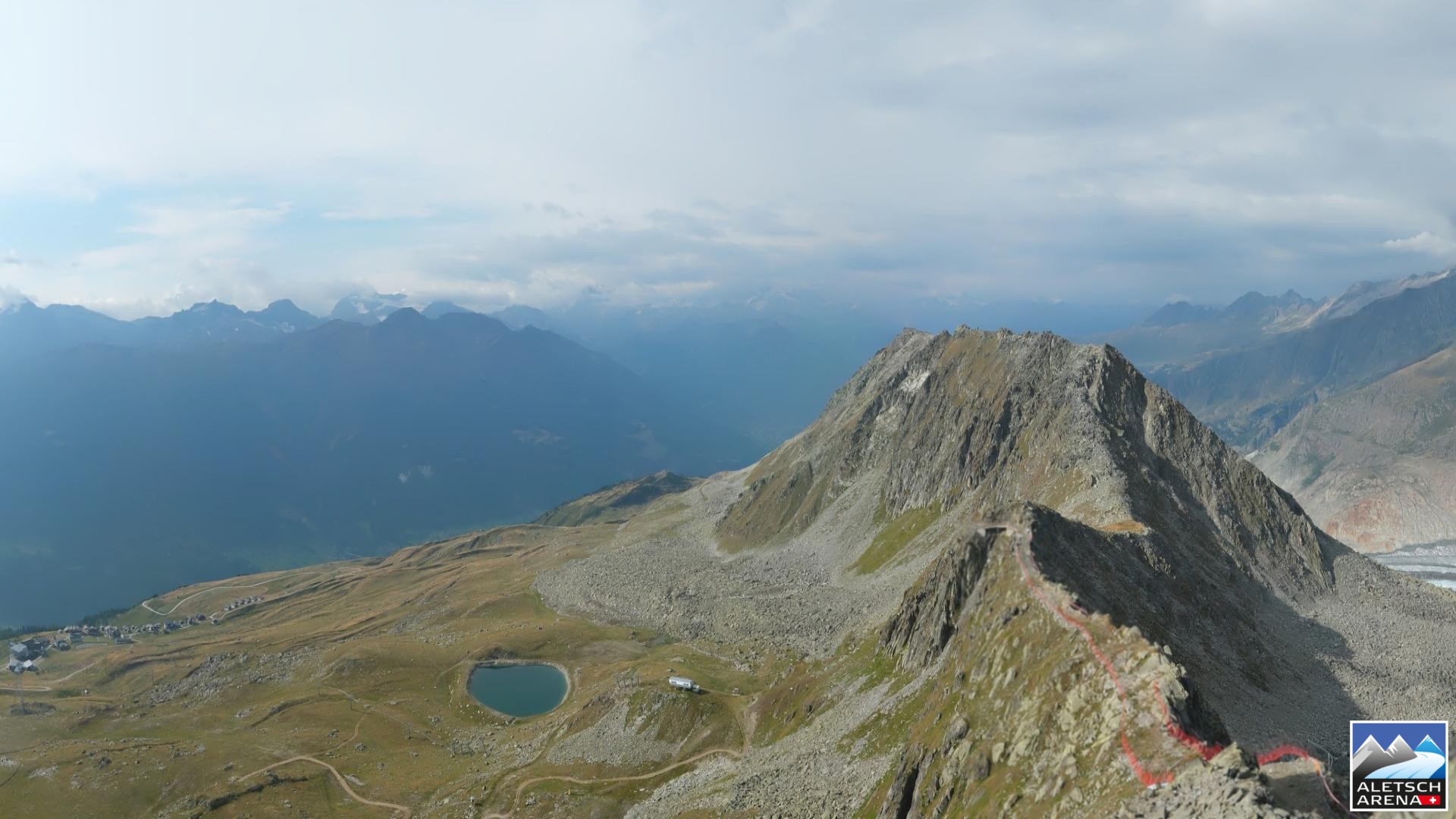 Archiv Foto Webcam Aletsch Arena: Grosser Aletschgletscher (Eggishorn)