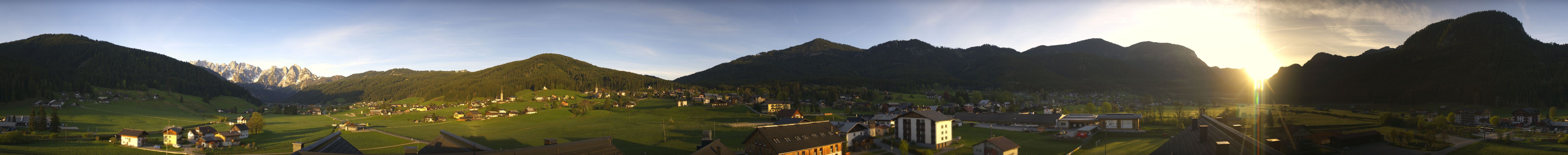 Archiv Foto Webcam Panoramablick Gosau am Dachstein