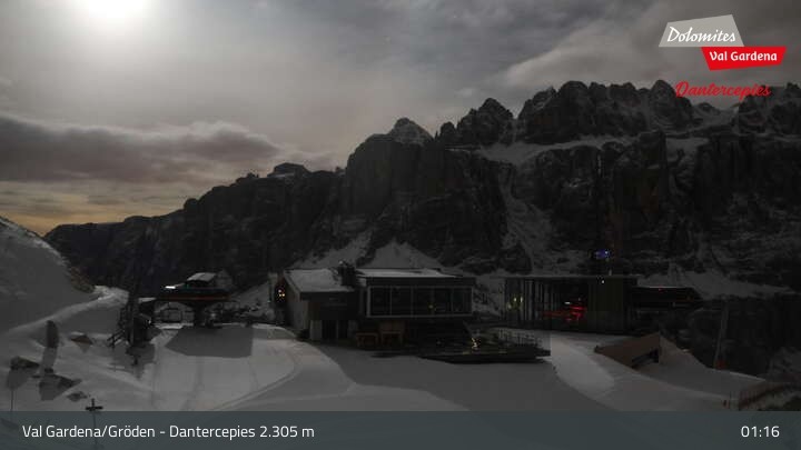 Archiv Foto Webcam Gröden - Dantercepies Bergstation