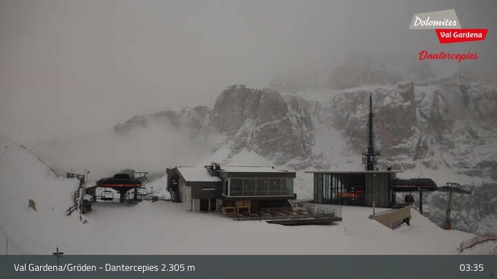 Archived image Webcam Val Gardena - Dantercepies