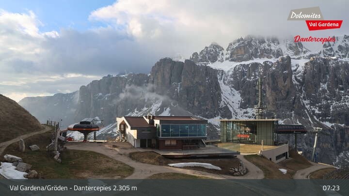 Archiv Foto Webcam Gröden - Dantercepies Bergstation
