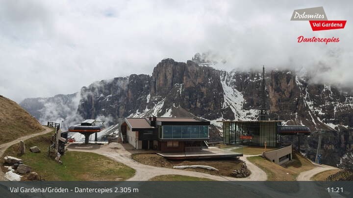 Archiv Foto Webcam Gröden - Dantercepies Bergstation