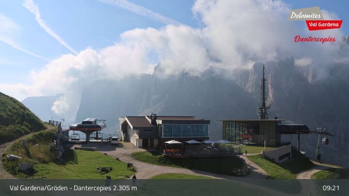 Archiv Foto Webcam Gröden - Dantercepies Bergstation
