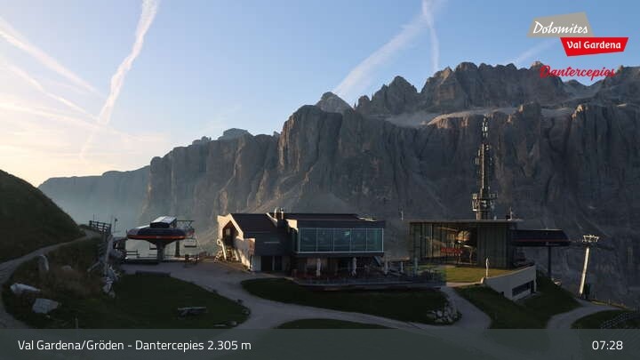 Archiv Foto Webcam Gröden - Dantercepies Bergstation