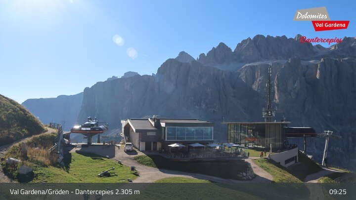 Archiv Foto Webcam Gröden - Dantercepies Bergstation