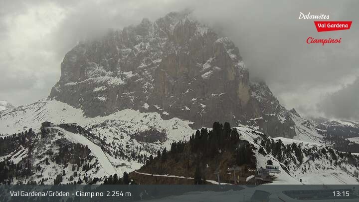 Archived image Webcam Val Gardena - Ciampinoi