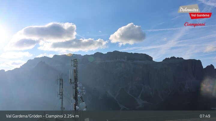 Archiv Foto Webcam Gröden - Ausblick Ciampinoi