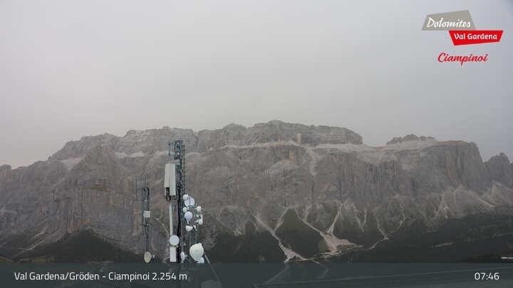 Archiv Foto Webcam Gröden - Ausblick Ciampinoi