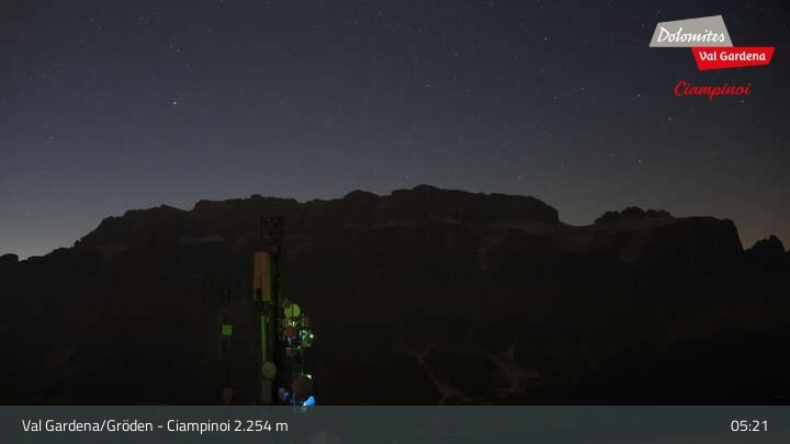 Archiv Foto Webcam Gröden - Ausblick Ciampinoi