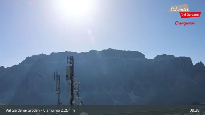 Archiv Foto Webcam Gröden - Ausblick Ciampinoi