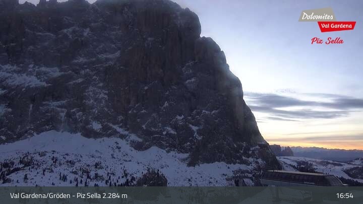 Archiv Foto Webcam Gröden - Piz Sella