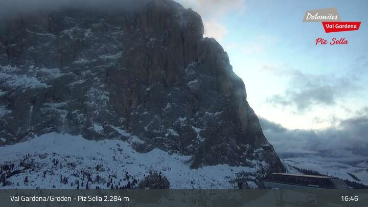 Archived image Webcam Val Gardena - Piz Sella