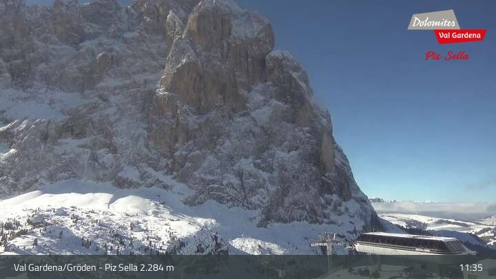 Archiv Foto Webcam Gröden - Piz Sella