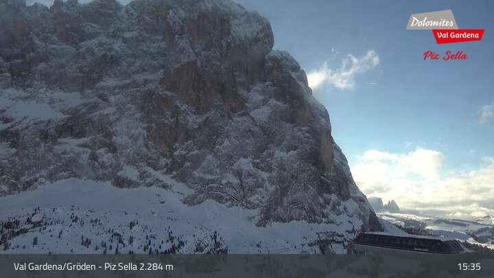 Archiv Foto Webcam Gröden - Piz Sella
