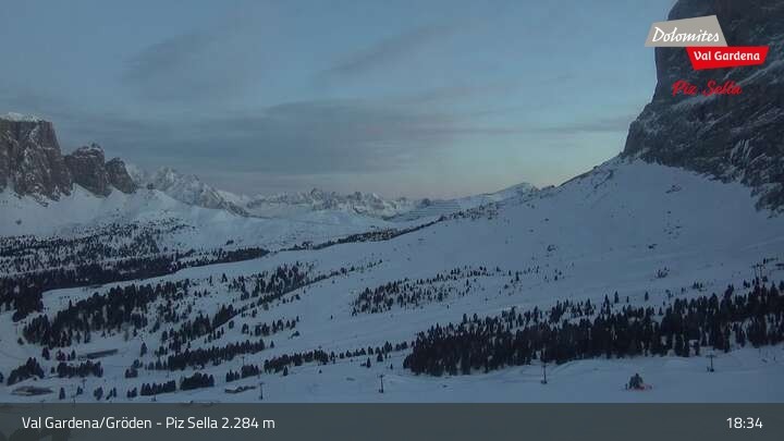Archiv Foto Webcam Gröden - Piz Sella